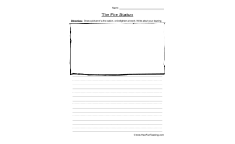 Draw and Write Fire Safety Worksheet