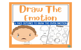 Draw the Emotion Faces – SEL Drawing Worksheet