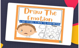 Draw the Emotion Faces – SEL Drawing Worksheet