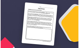 Drawing Heat Energy Worksheet