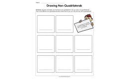 Drawing Non-Quadrilaterals Worksheet
