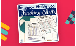 Dreambox Weekly Goal Tracking Sheets - Sports Themed