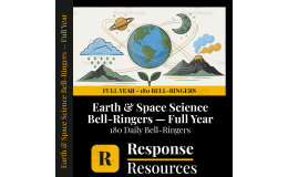 Earth & Space Science Bell Ringers FULL YEAR - 180 Warm-Ups (6-8)