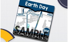 Earth Day Crossword: 1 Page Sample (PDF)