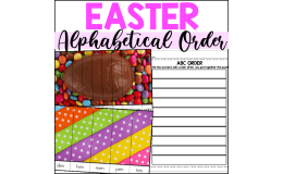 Easter Alphabetical Order Puzzles