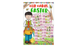 Easter Clip Cards for spelling and vocabulary