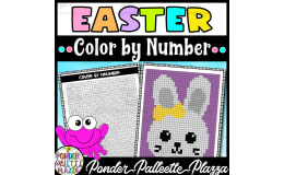 Easter Color by Number - Keep' em Busy Activity