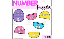 Easter Number Puzzles 1-20