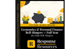 Economics & Personal Finance Bell Ringers FULL YEAR - 180 Warm-Ups
