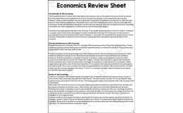 Economics + Personal Budget Coloring Activity