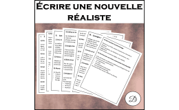 Écrire une courte nouvelle réaliste