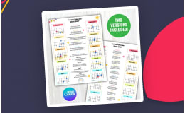 Editable 2026-2027 School Calendar Template, 26-27 Academic Calendar