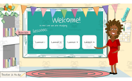 Editable Digital Virtual Classroom Unit Template