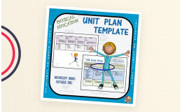 Editable PE Unit Plan Template
