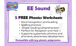 EE: Long EE/Vowel/Vowel Team Phonics Worksheets