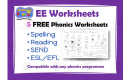 EE Phonics Worksheets: 5 FREE!