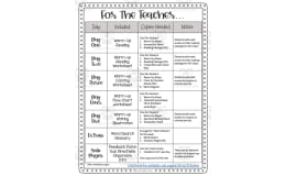 Emergency Sub Plans for 3rd - 4th Grade Social Studies