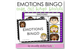 Emotions BINGO 3x3