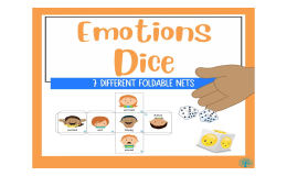 Feelings Dice: Seven Printable Nets