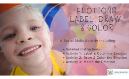 Emotions Identification – Label, Draw & Color SEL