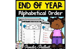 End of Year Alphabetical Order + Answers