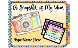 End of Year Student Memory Book