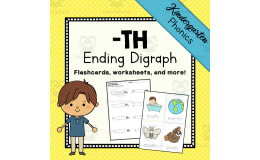 Ending Digraph: -TH Activity Packet | Printable Resources to Teach Digraphs