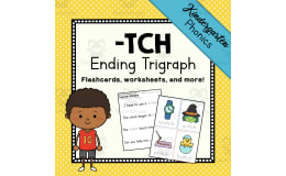 Ending Trigraph: -TCH Activity Packet | Printable Resources Trigraphs