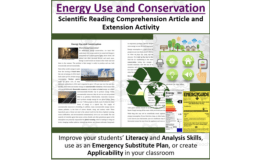 Energy Use and Conservation Reading Comprehension Article