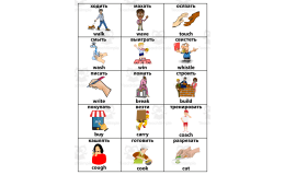 English-Russian Action Verb Flashcards – ESL