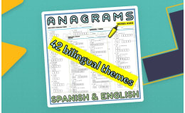 English Spanish Bilingual Vocabulary Anagrams
