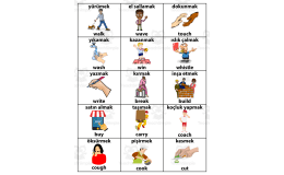 English-Turkish Action Verbs – 115 Flashcards