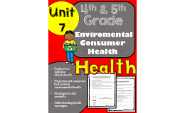 Environmental Consumer Health: 4th and 5th Grade Unit 7