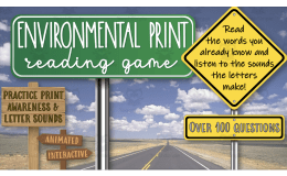 Environmental Print Reading Game