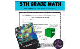 Envision Math Grade 5 Topic 12 Volume of Solids