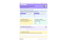 Equivalent Fractions Worksheets