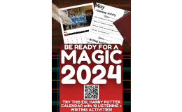 ESL 2024 Harry Potter Calendar - 12 Listening + Writing Activities PDF