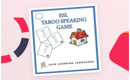 ESL - ELL Taboo Speaking Game, House and Home Vocabulary