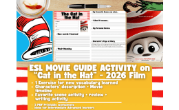 ESL Movie Guide - The Cat in the Hat - Dr. Seuss - 2026 Film
