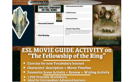ESL Movie Guide - The Fellowship of the Ring - The Lord of the Rings