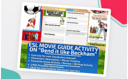 ESL Movie Guide Worksheets on "Bend it Like Beckham"
