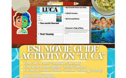 ESL Movie Guide Worksheets on "Luca" - Animated Film