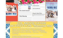 ESL Movie Guide Worksheets on "Mamma Mia"