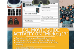 ESL Movie Guide Worksheets on "Mickey 17"
