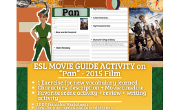 ESL Movie Guide Worksheets - Pan - 2015 Film on Peter Pan