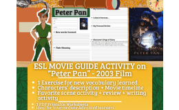 ESL Movie Guide Worksheets - Peter Pan - 2003 Film