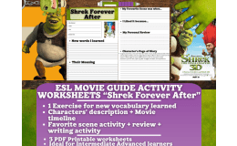 ESL Movie Guide Worksheets - Shrek Forever After