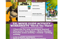ESL Movie Guide Worksheets - Shrek the Third