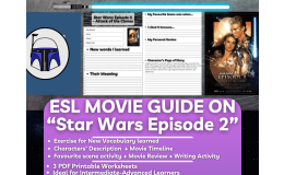 ESL Movie Guide Worksheets - Star Wars Episode 2: Attack of the Clones