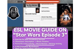 ESL Movie Guide Worksheets - Star Wars Episode 3: Revenge of the Sith